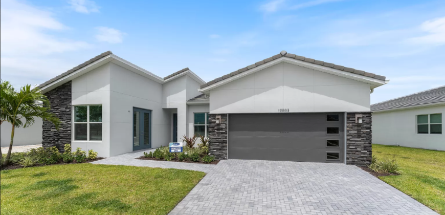 12158 SW VIRIDIAN BLVD, Pt Saint Lucie, FL 34987 3Beds Baths 2134 sqf 2 Two Car Garage  New Construction Home For Sale In Port ST Lucie Florida