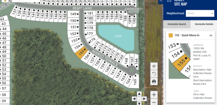 New Home For Sale Port St Lucie Florida 13522 SW MARGO TER 4 Beds 2.5 Baths 3273 SQF 3 Car Garage